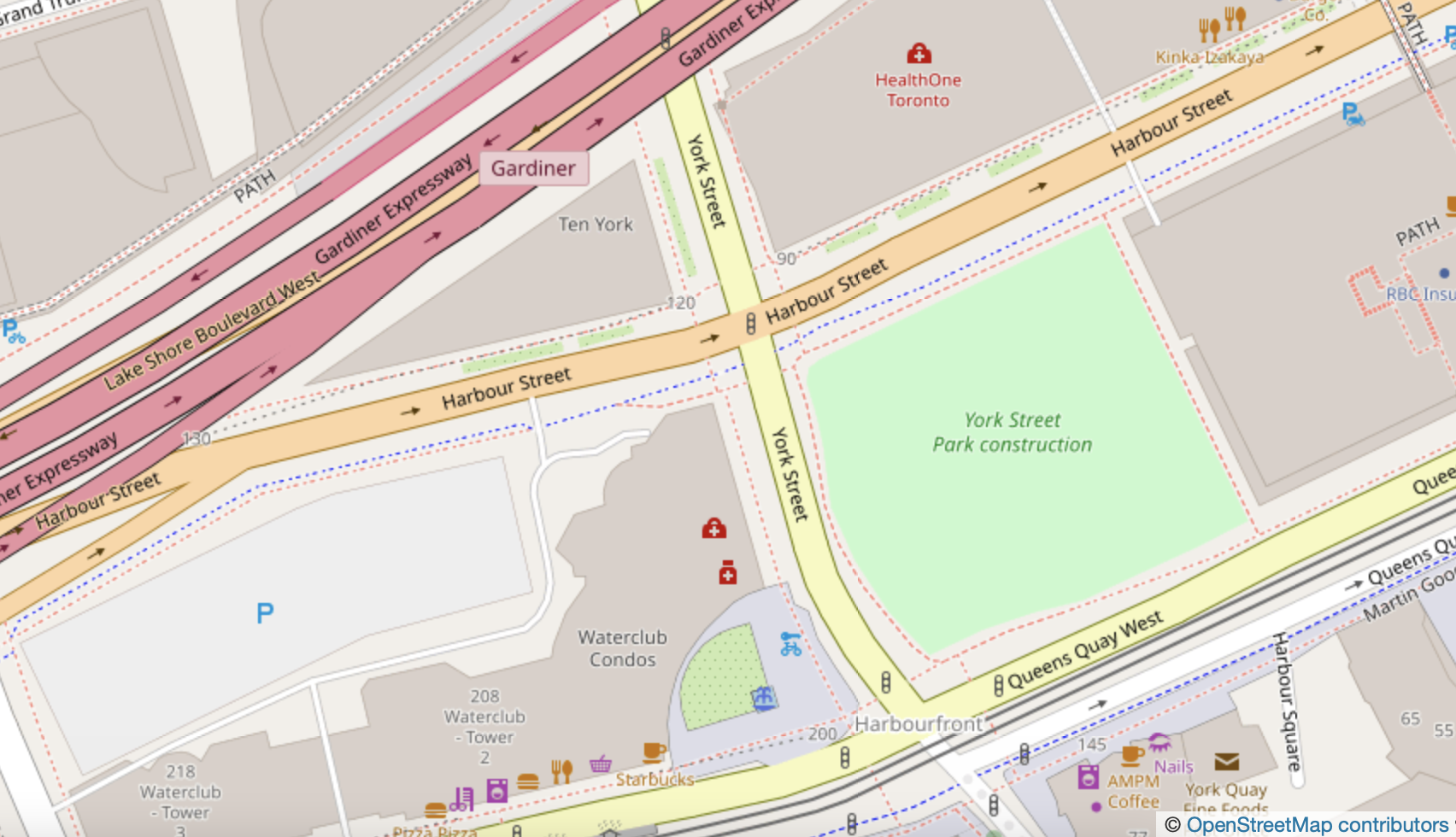 York Street and Harbour Street | © OpenStreetMap contributors (CC BY-SA 2.0)